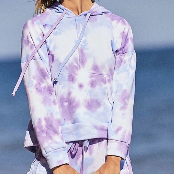 EUC - FP Movement Work it Out Tie Dye Hoodie - size Small - Picture 3 of 6